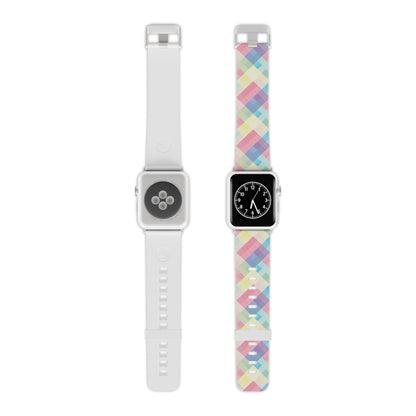 Spring Sonata Pastel Plaid Apple Watch Band - BOGO Cases