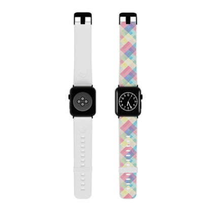 Spring Sonata Pastel Plaid Apple Watch Band - BOGO Cases