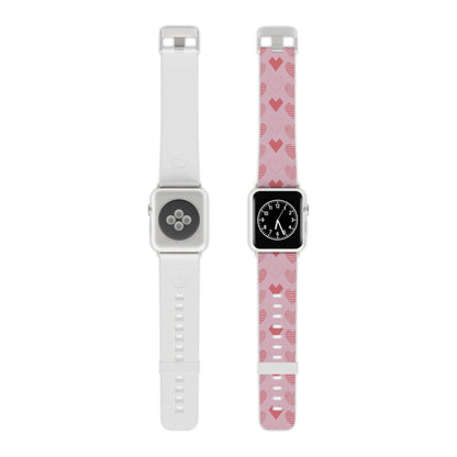 Striped Hearts Apple Watch Band - BOGO Cases