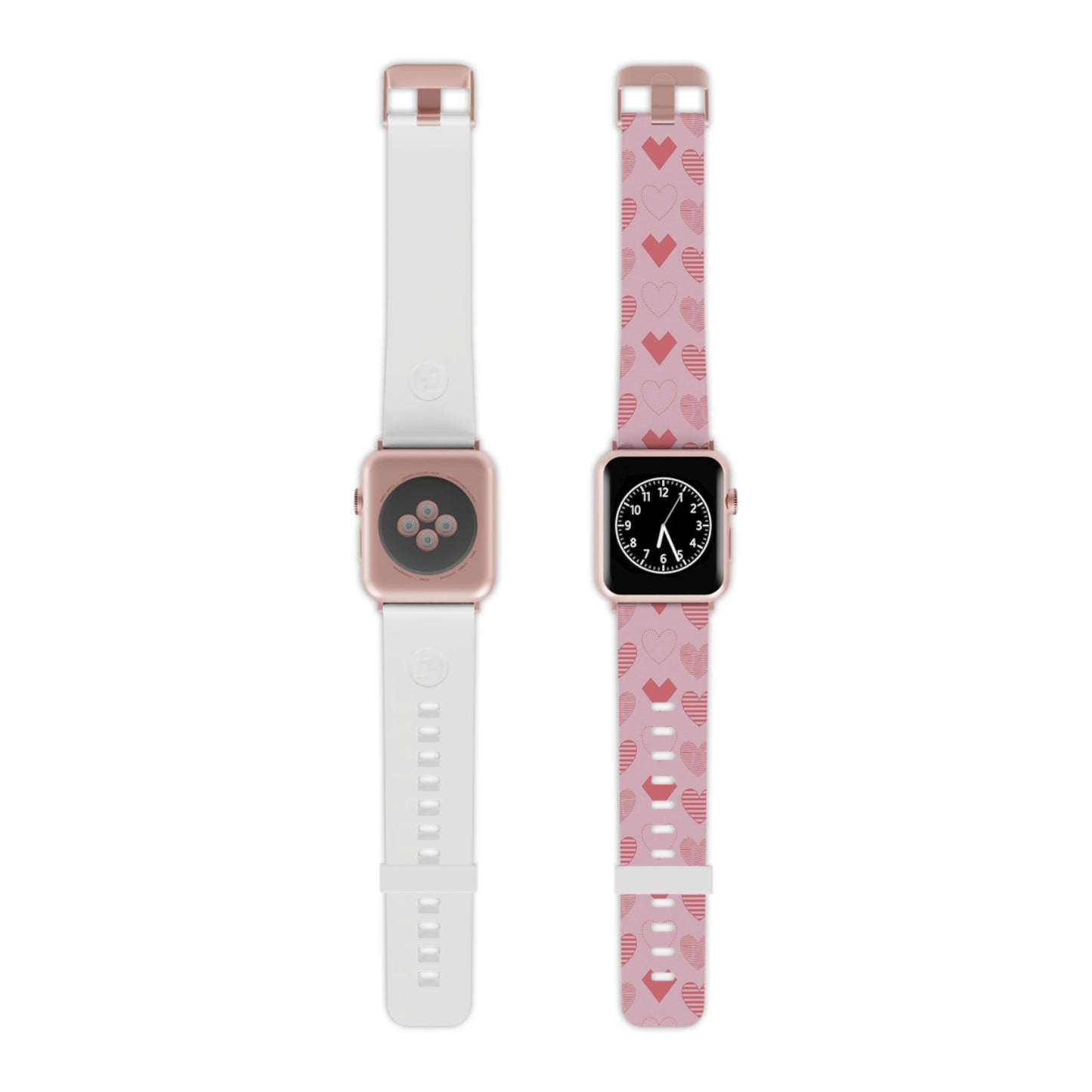 Striped Hearts Apple Watch Band - BOGO Cases