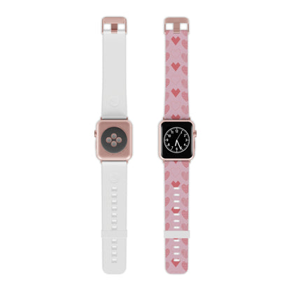 Striped Hearts Apple Watch Band - BOGO Cases