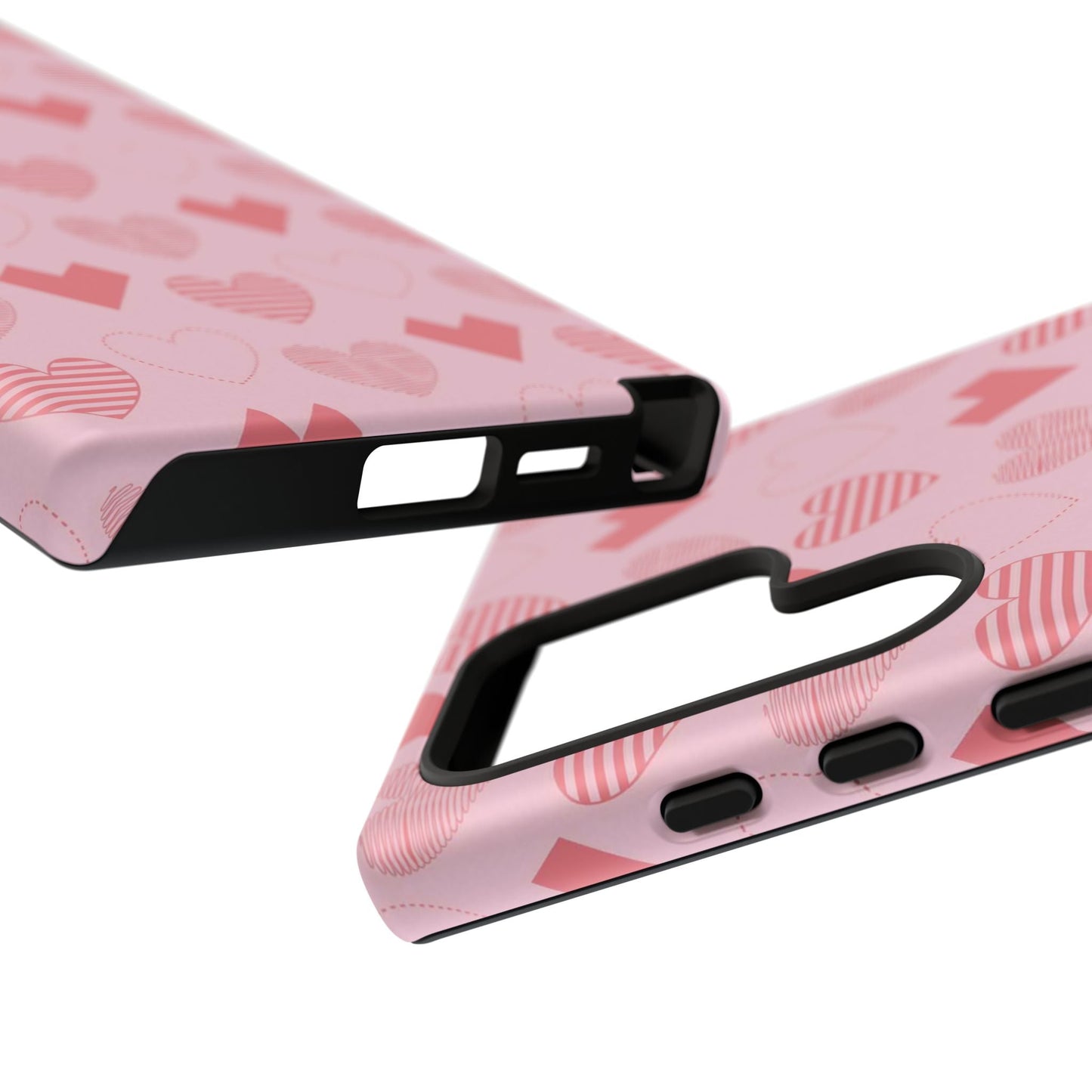 Striped Hearts Samsung Galaxy Case - BOGO Cases