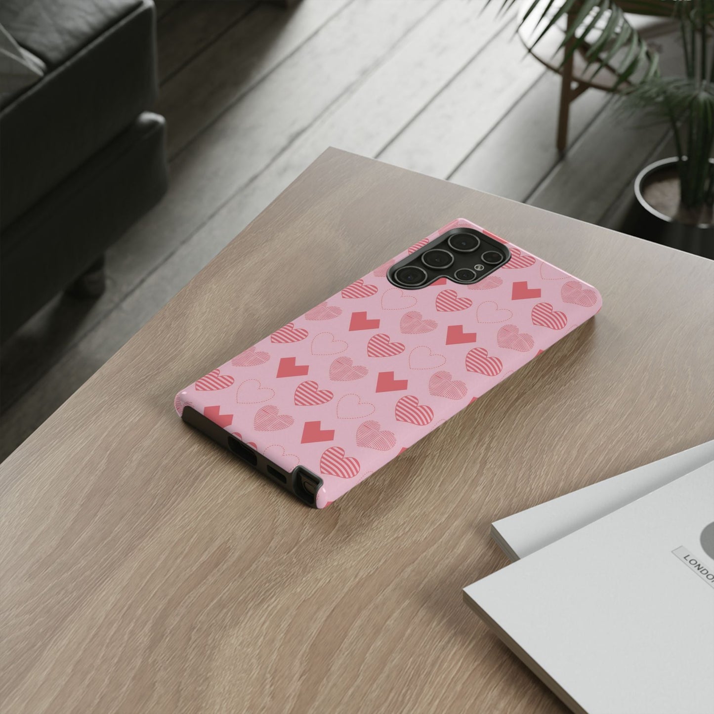 Striped Hearts Samsung Galaxy Case - BOGO Cases