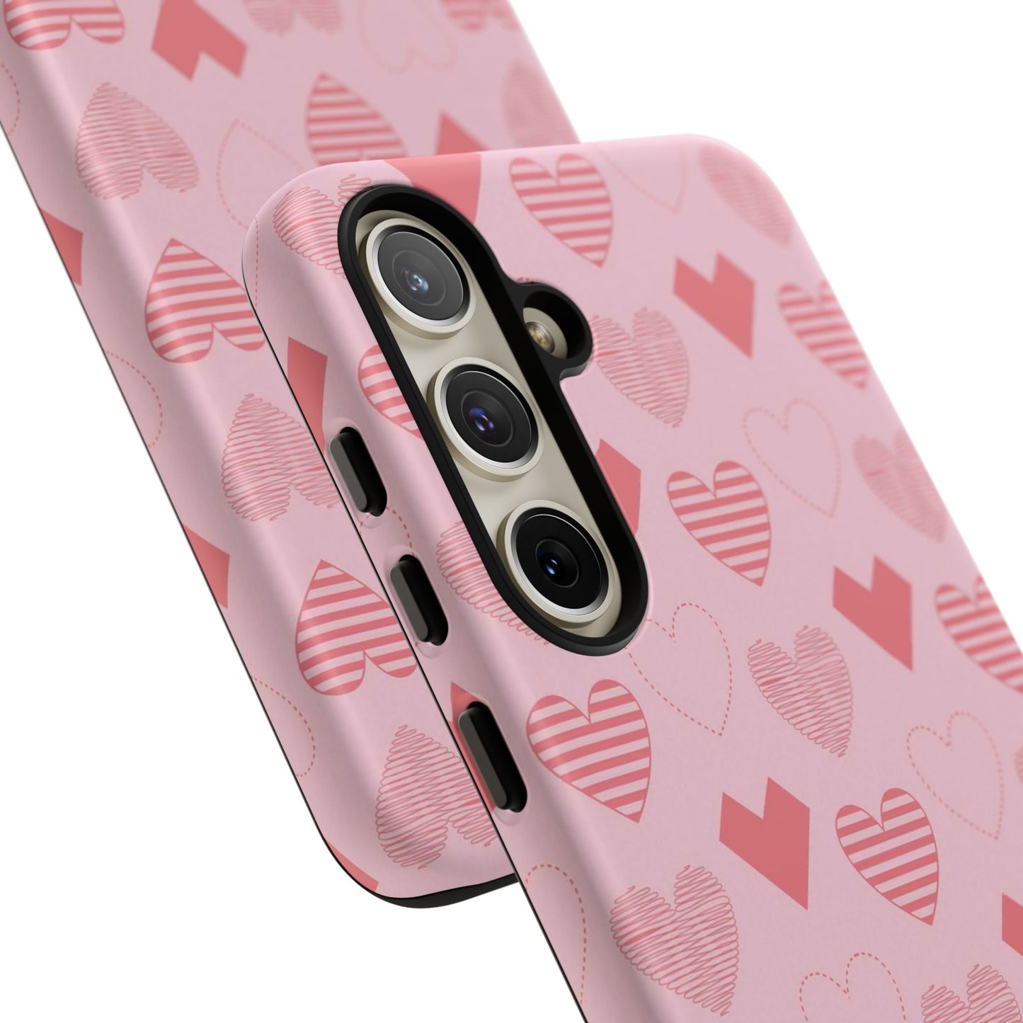 Striped Hearts Samsung Galaxy Case - BOGO Cases