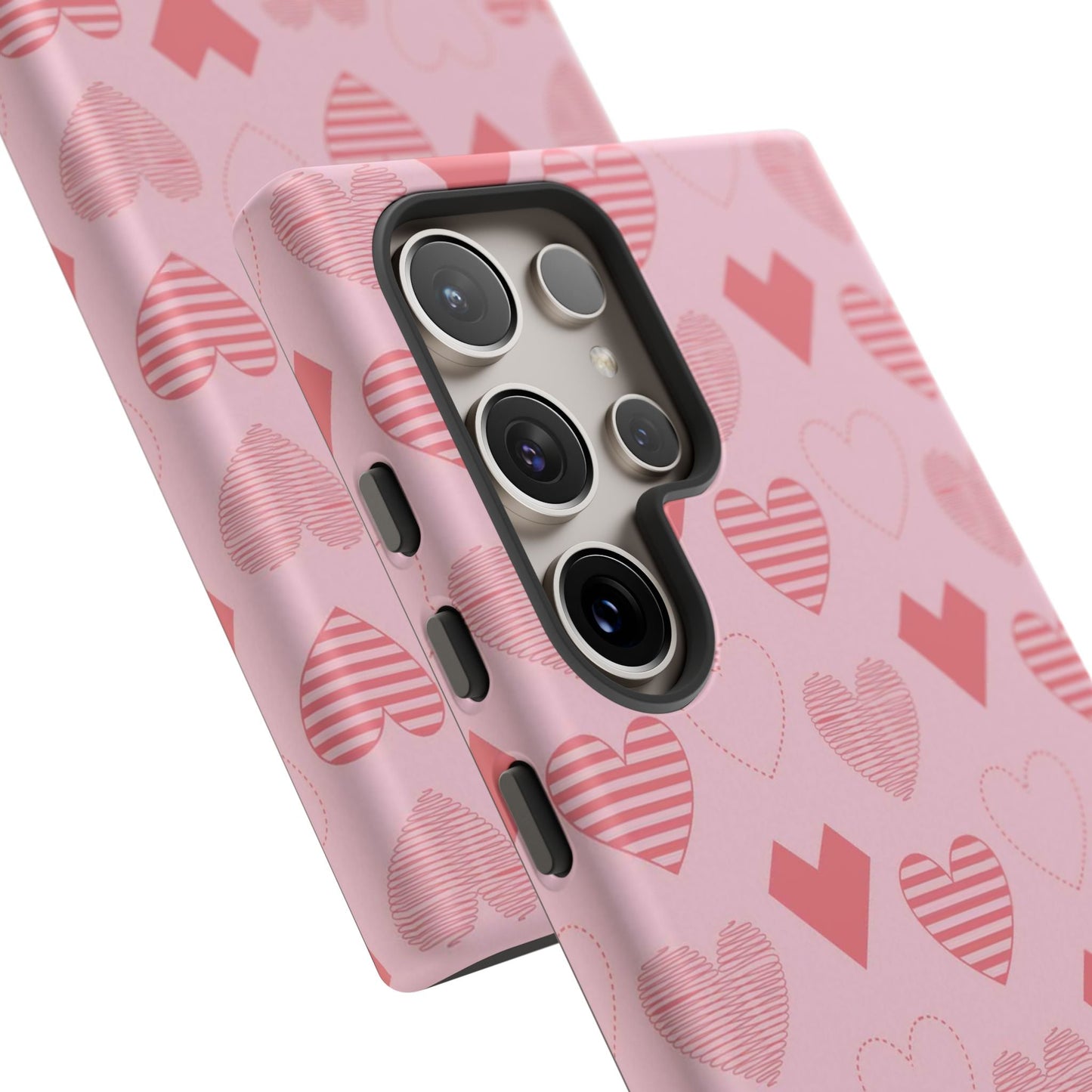 Striped Hearts Samsung Galaxy Case - BOGO Cases