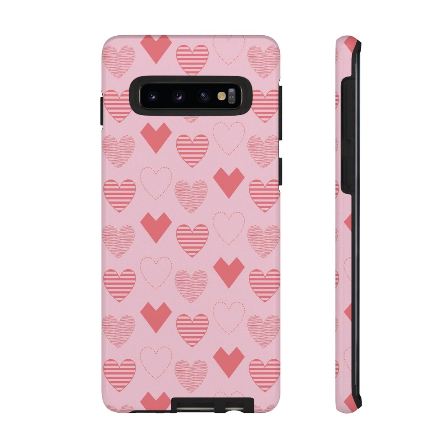 Striped Hearts Samsung Galaxy Case - BOGO Cases