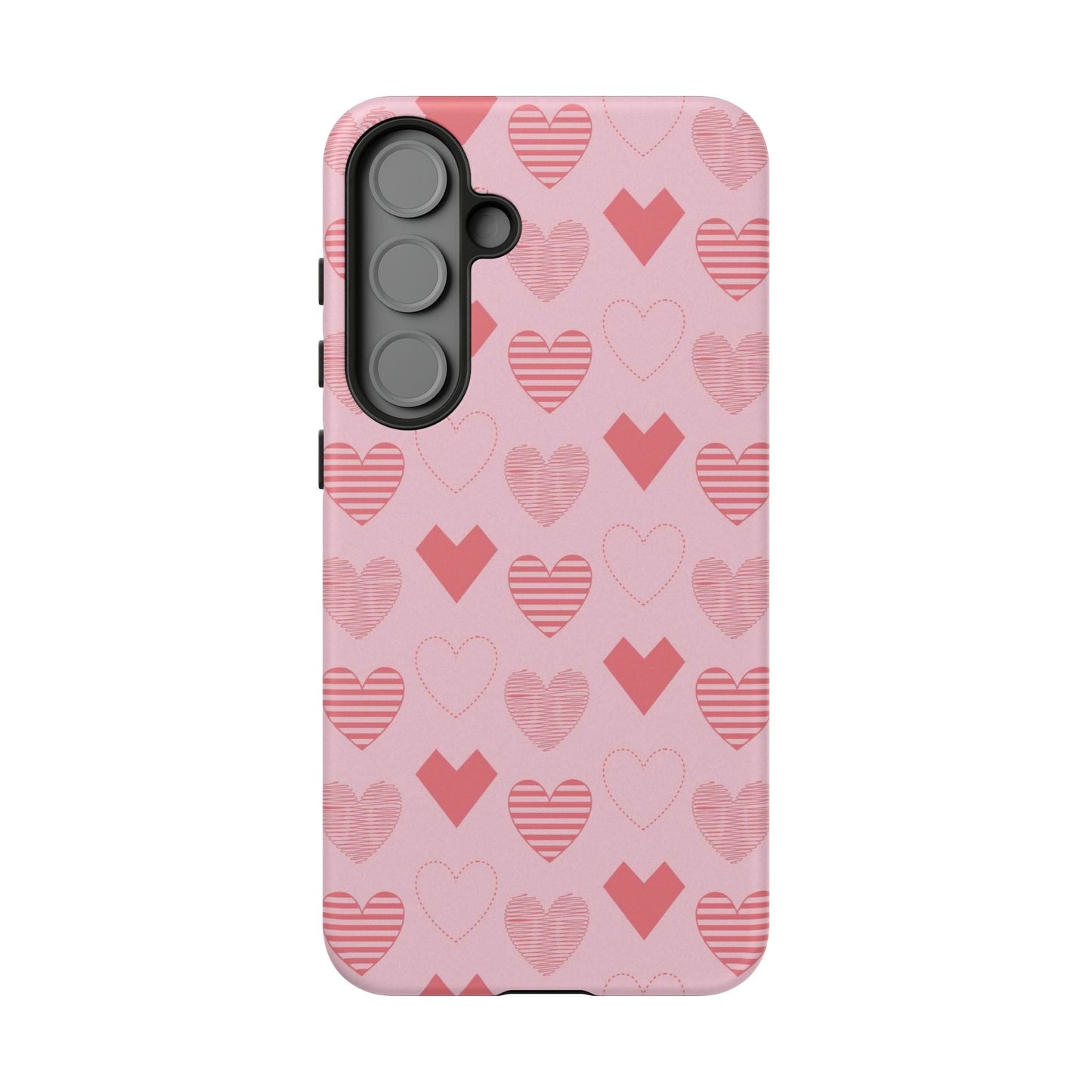 Striped Hearts Samsung Galaxy Case - BOGO Cases