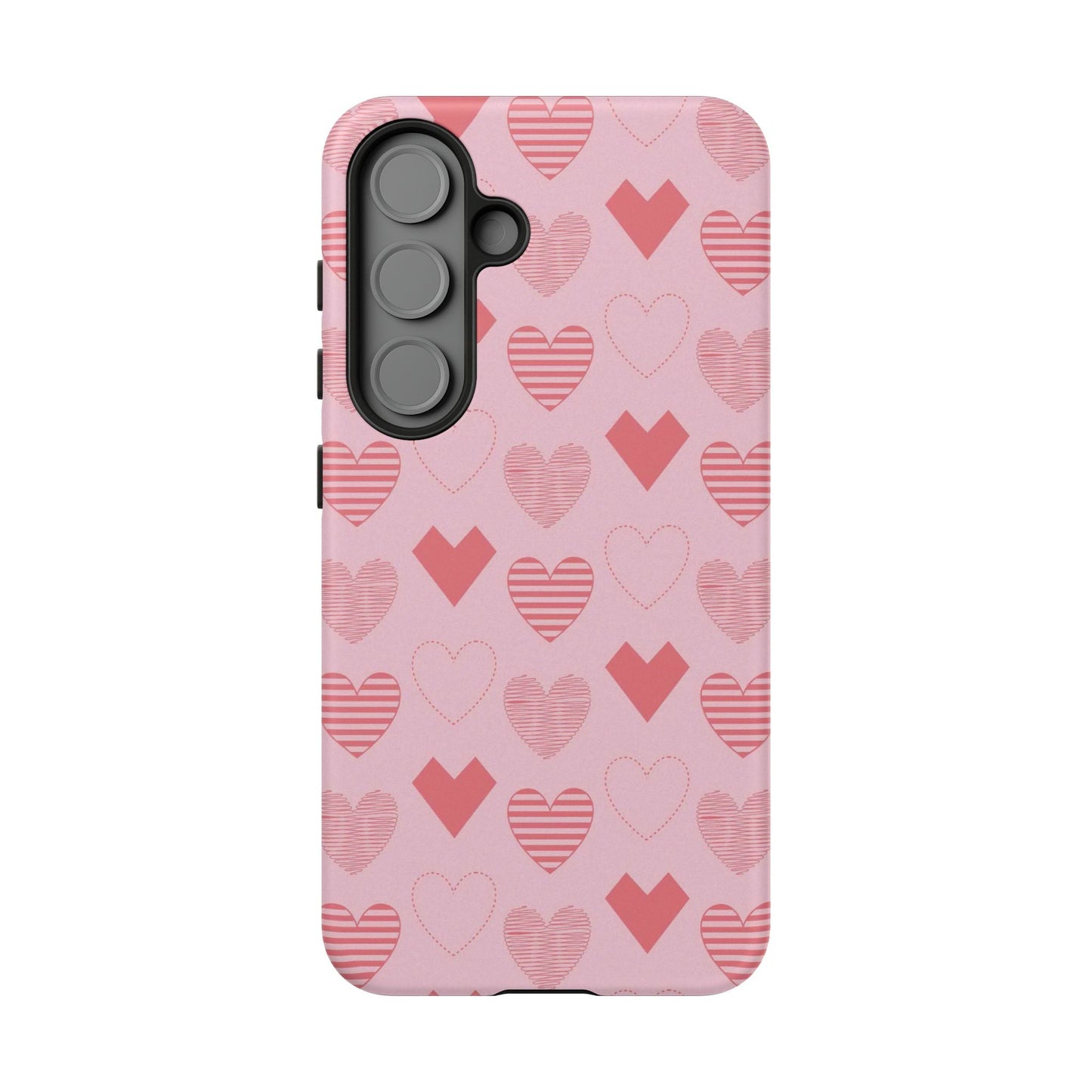 Striped Hearts Samsung Galaxy Case - BOGO Cases