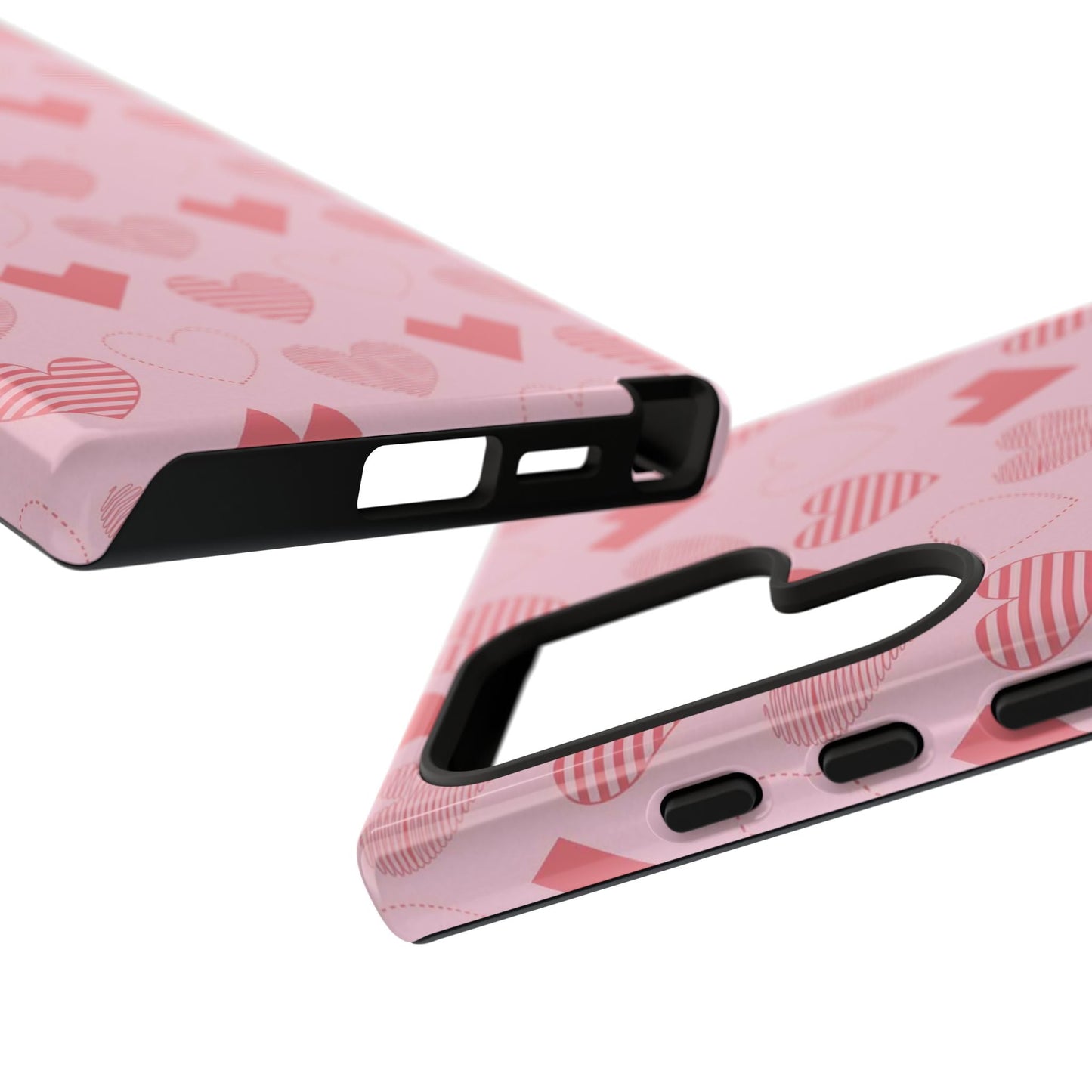 Striped Hearts Samsung Galaxy Case - BOGO Cases