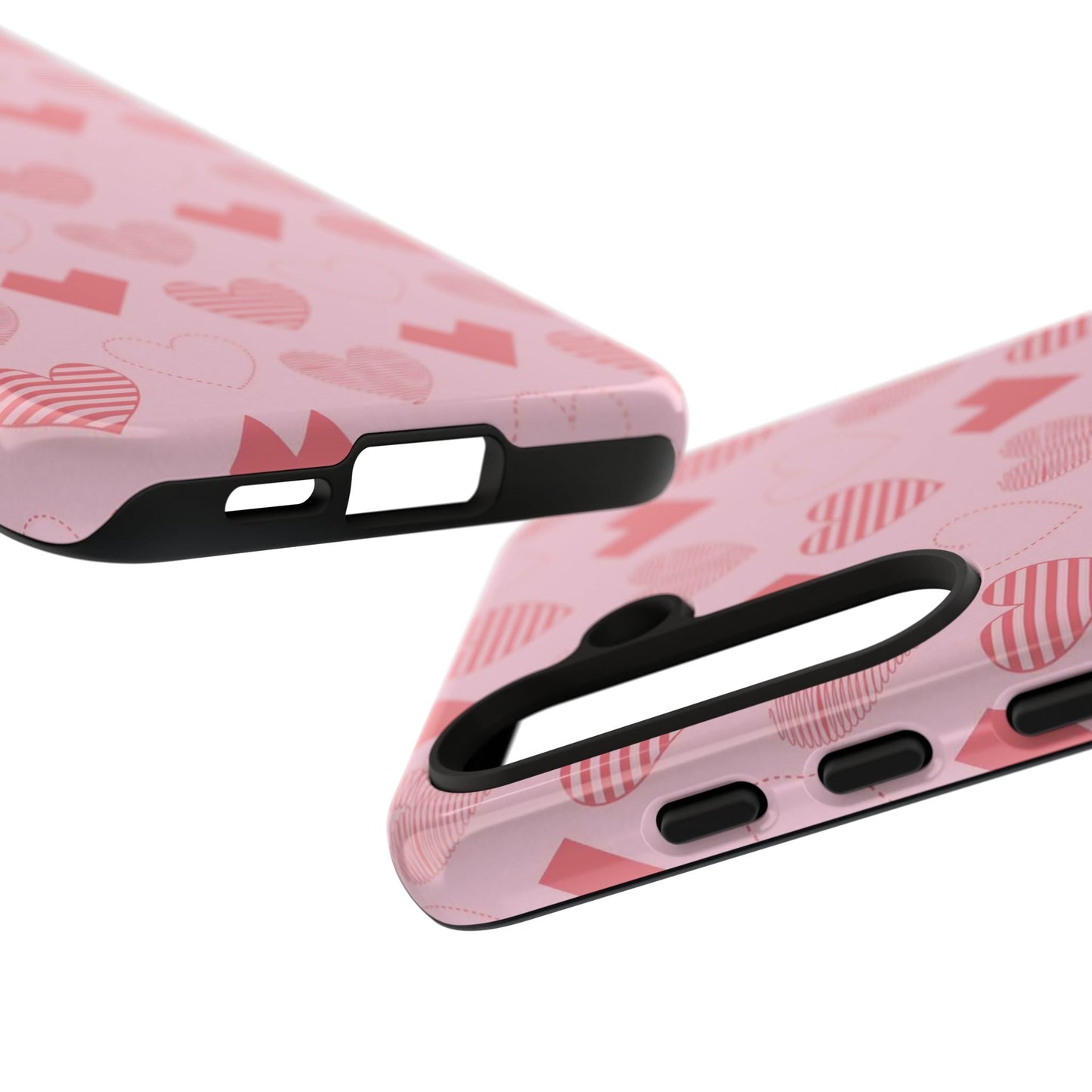 Striped Hearts Samsung Galaxy Case - BOGO Cases