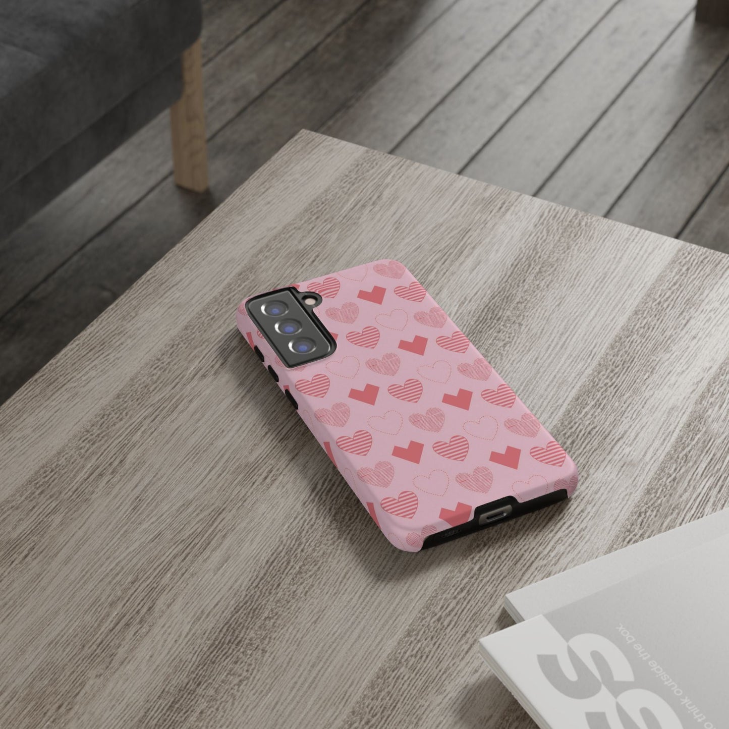 Striped Hearts Samsung Galaxy Case - BOGO Cases