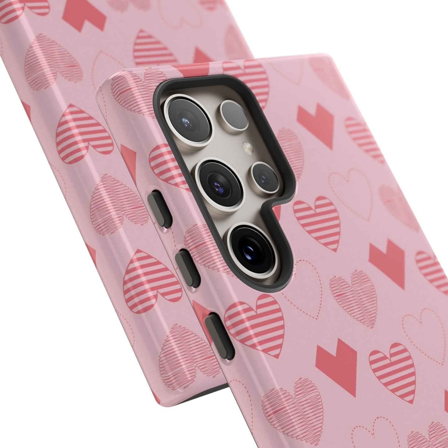 Striped Hearts Samsung Galaxy Case - BOGO Cases