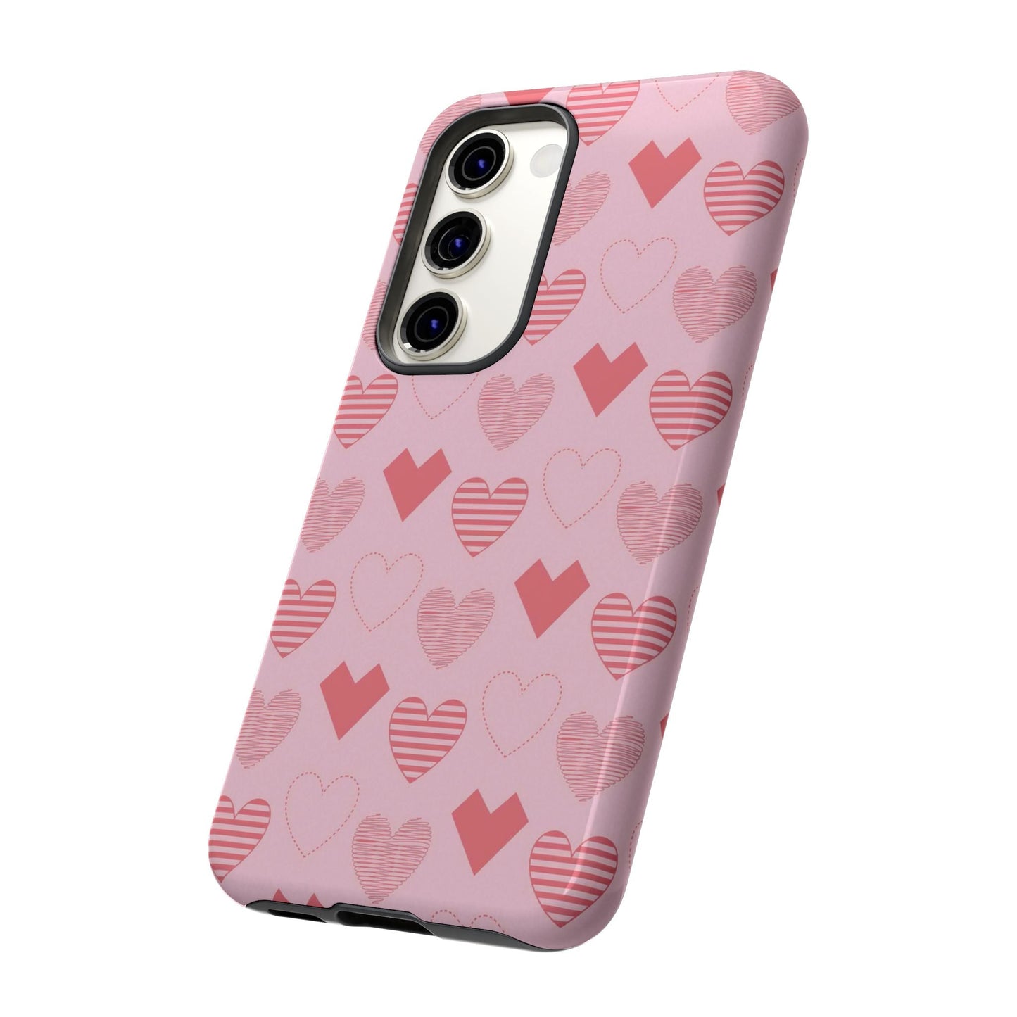 Striped Hearts Samsung Galaxy Case - BOGO Cases