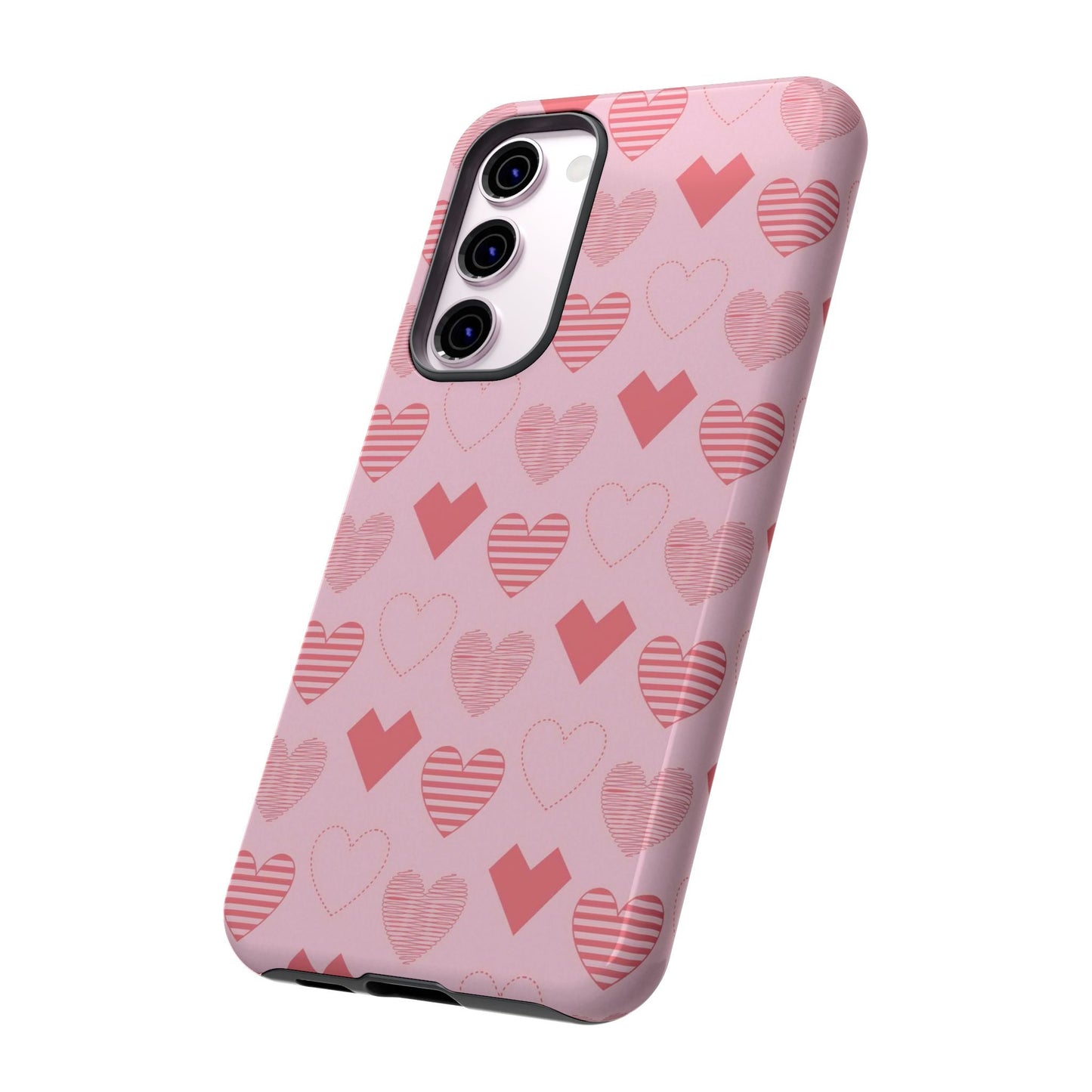 Striped Hearts Samsung Galaxy Case - BOGO Cases