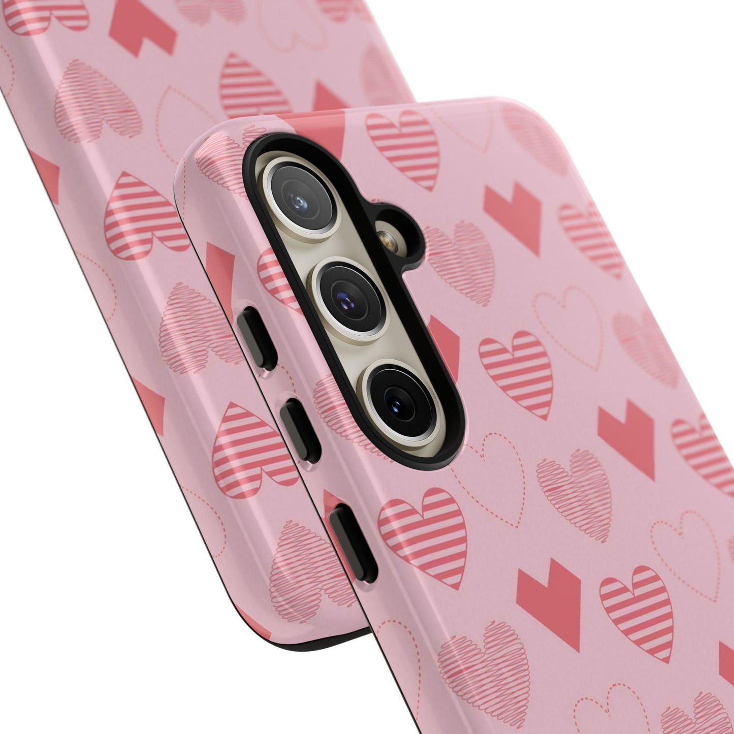 Striped Hearts Samsung Galaxy Case - BOGO Cases