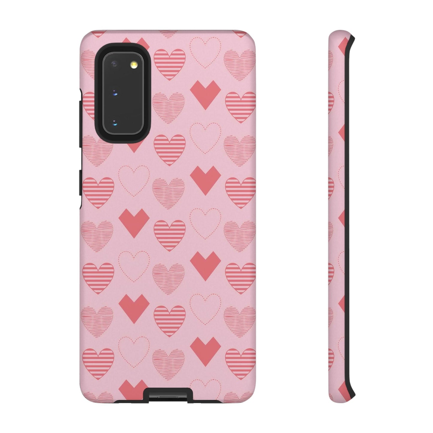Striped Hearts Samsung Galaxy Case - BOGO Cases