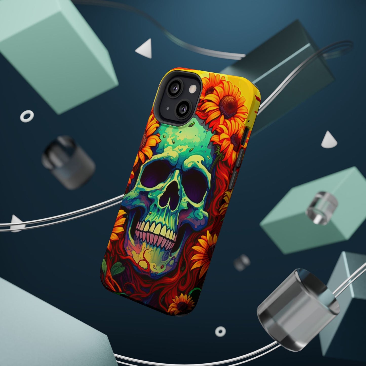 Sun Kissed Skull MagSafe iPhone Case - BOGO Cases