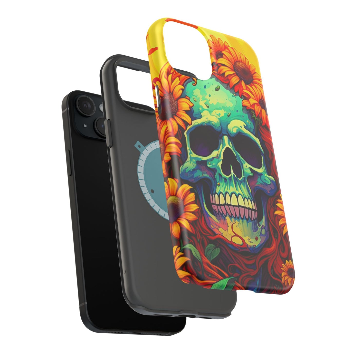 Sun Kissed Skull MagSafe iPhone Case - BOGO Cases