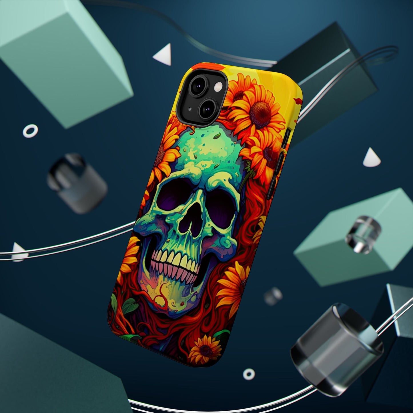 Sun Kissed Skull MagSafe iPhone Case - BOGO Cases
