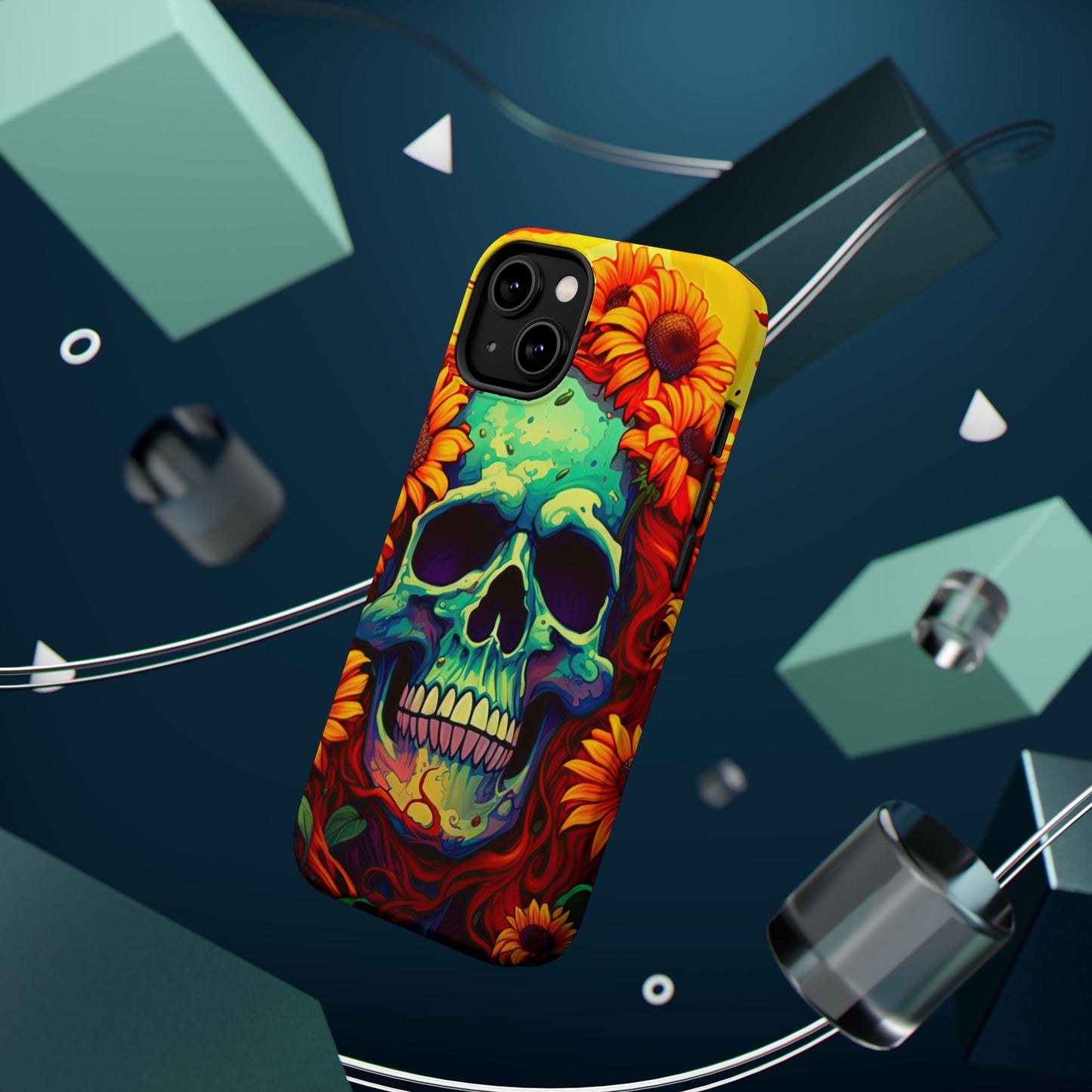 Sun Kissed Skull MagSafe iPhone Case - BOGO Cases