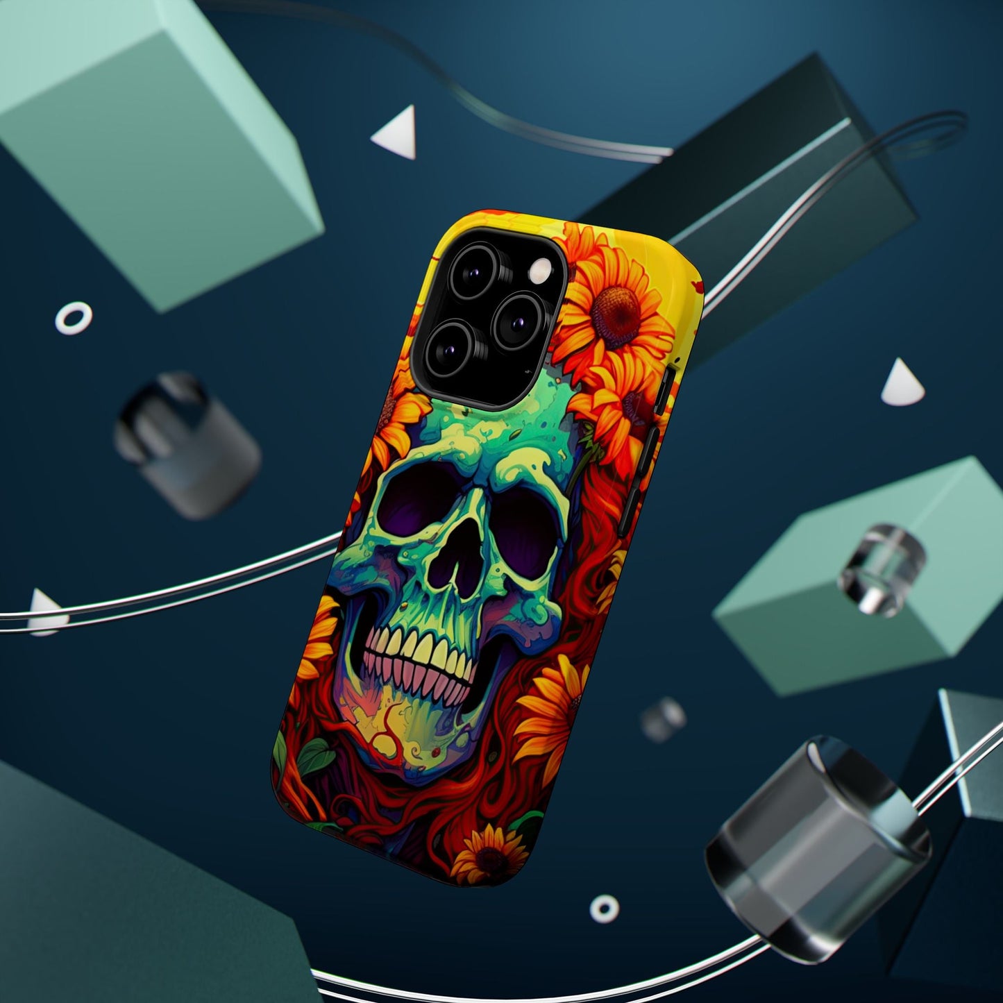 Sun Kissed Skull MagSafe iPhone Case - BOGO Cases