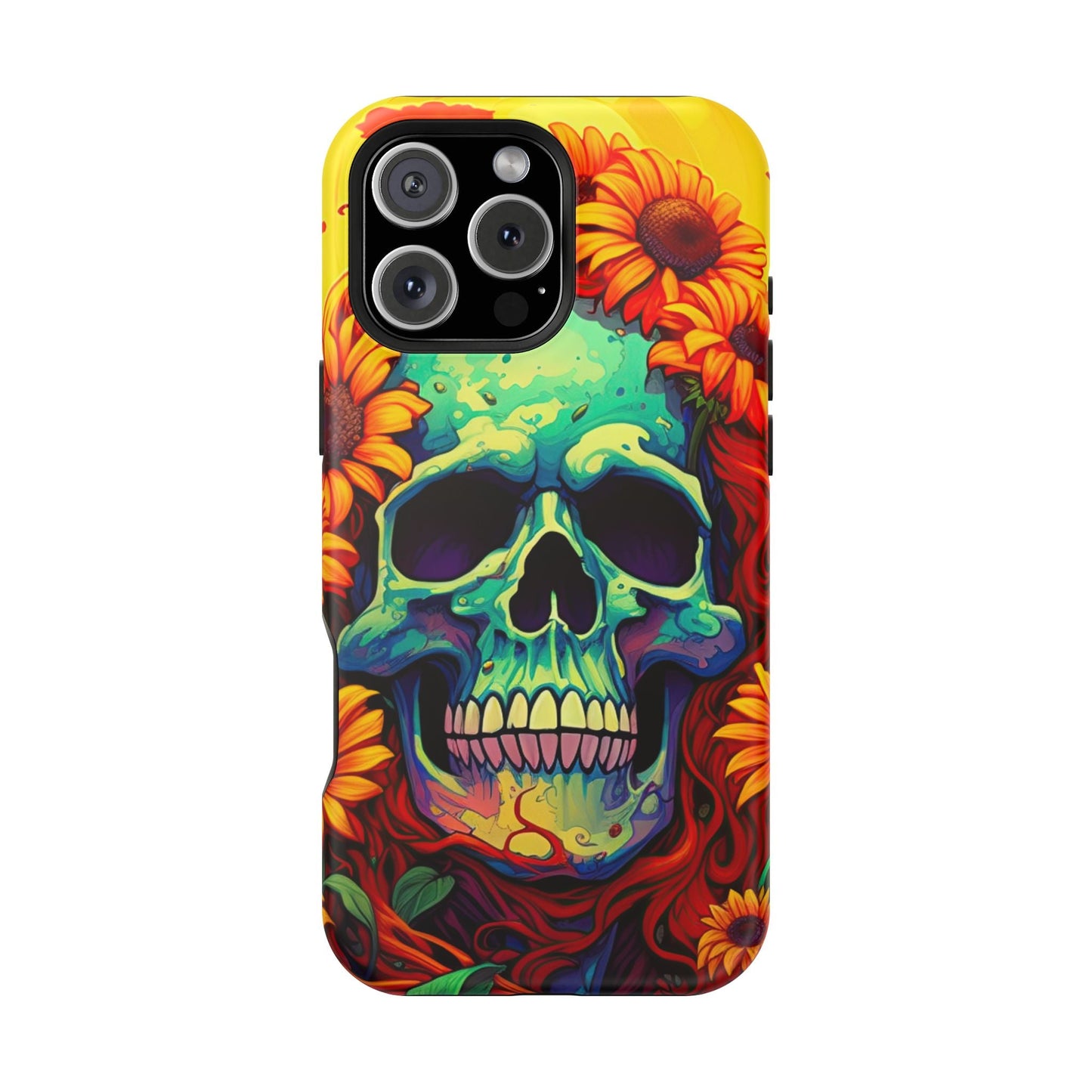 Sun Kissed Skull MagSafe iPhone Case - BOGO Cases