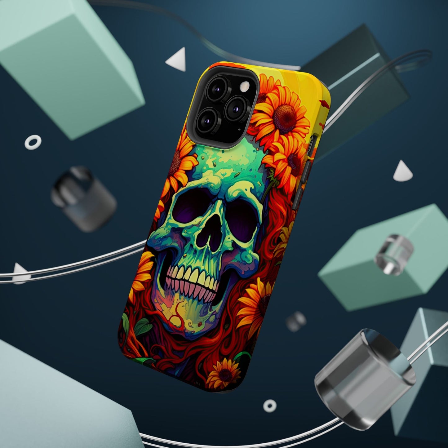 Sun Kissed Skull MagSafe iPhone Case - BOGO Cases