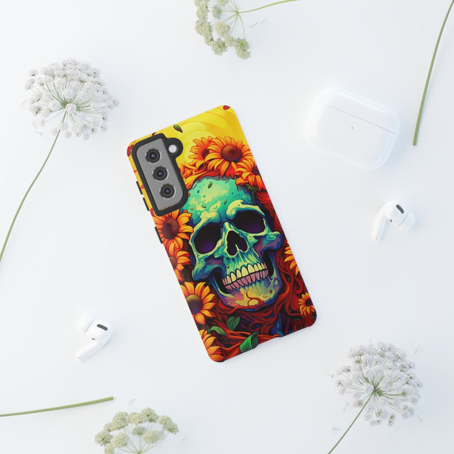 Sun Kissed Skull Samsung Galaxy Case - BOGO Cases