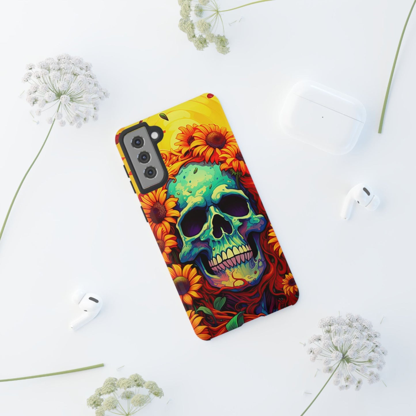 Sun Kissed Skull Samsung Galaxy Case - BOGO Cases