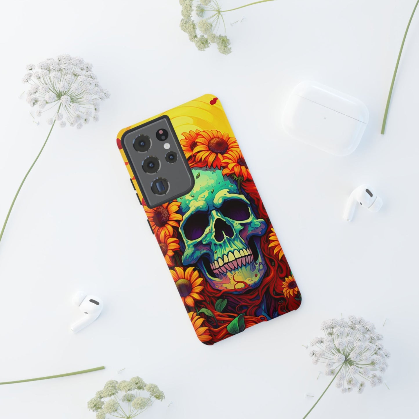 Sun Kissed Skull Samsung Galaxy Case - BOGO Cases