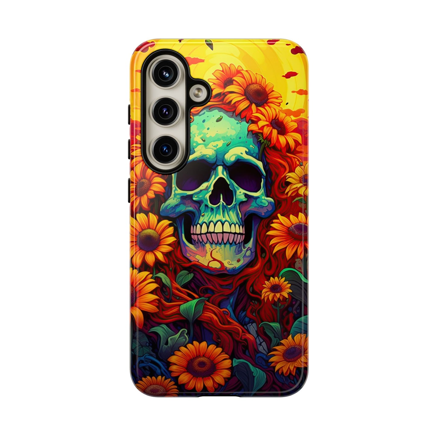 Sun Kissed Skull Samsung Galaxy Case - BOGO Cases