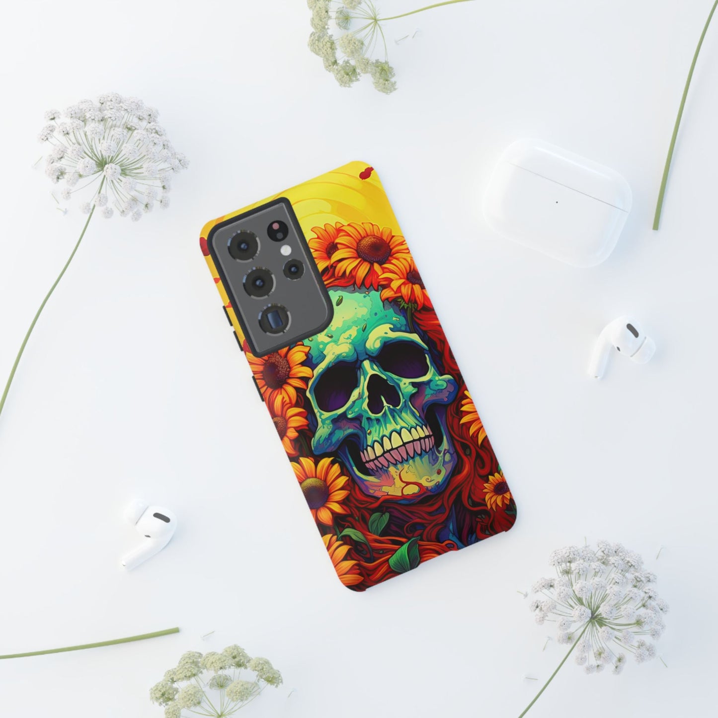 Sun Kissed Skull Samsung Galaxy Case - BOGO Cases