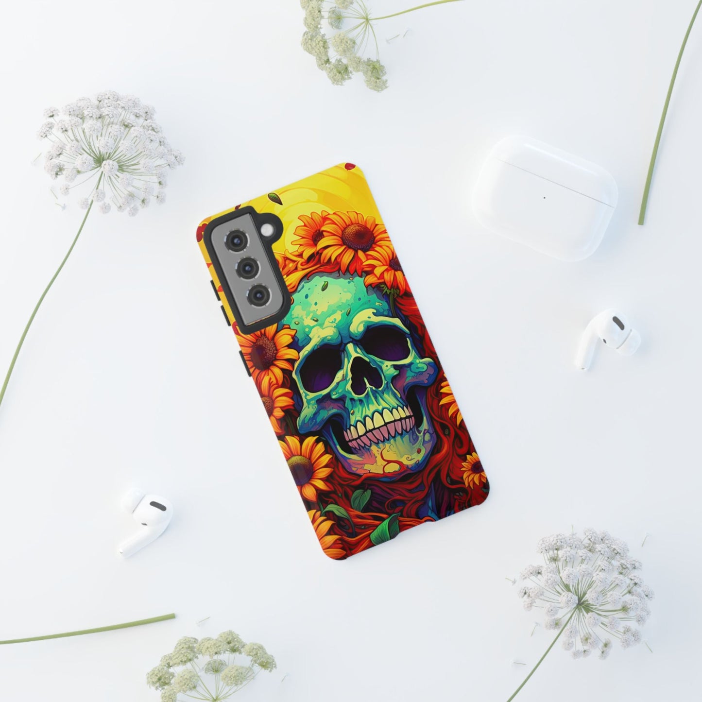 Sun Kissed Skull Samsung Galaxy Case - BOGO Cases
