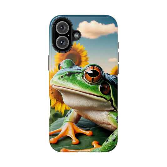 Sunflower Frog Aesthetic - iPhone Series Case - BOGO Cases