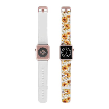  Sunflower & Monarch Garden  Apple Watch Band - BOGO Cases