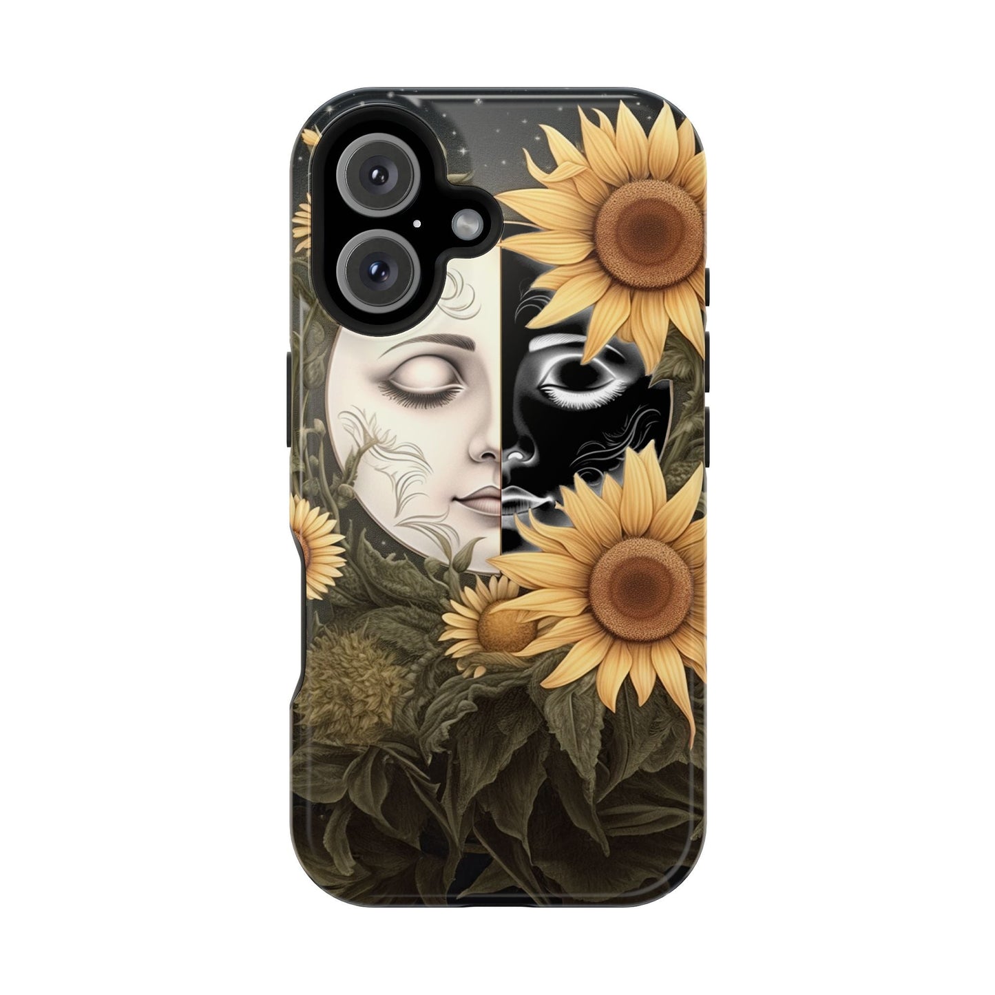 Sunflower Moon and Stars MagSafe Case – Ethereal Art - BOGO Cases