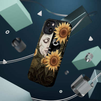 Sunflower Moon and Stars MagSafe Case – Ethereal Art - BOGO Cases