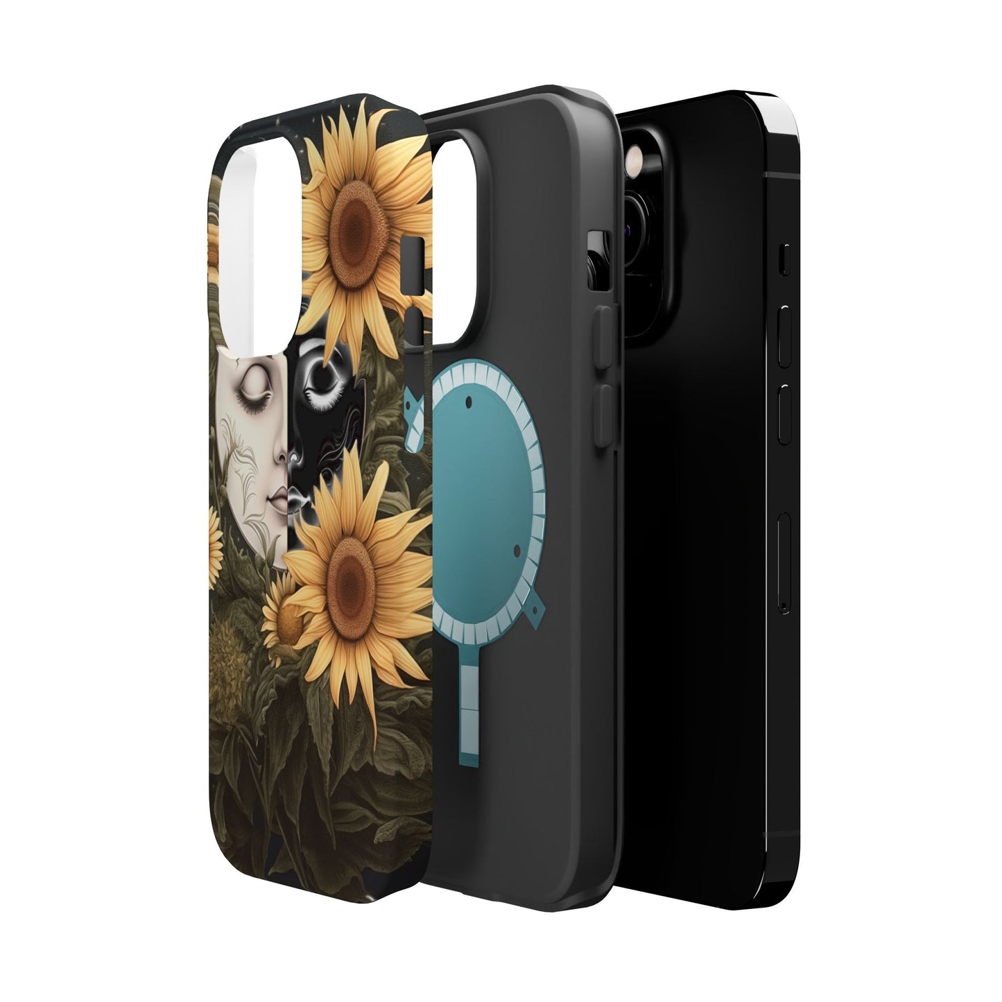 Sunflower Moon and Stars MagSafe Case – Ethereal Art - BOGO Cases