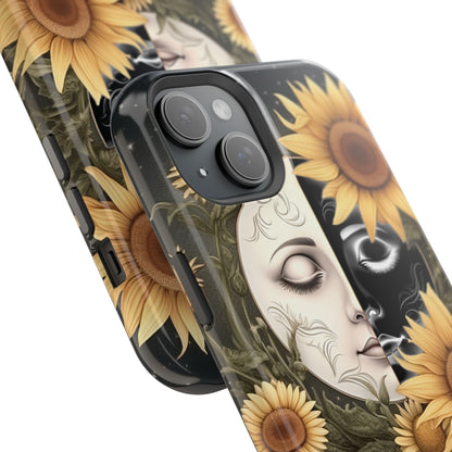 Sunflower Moon and Stars MagSafe Case – Ethereal Art - BOGO Cases