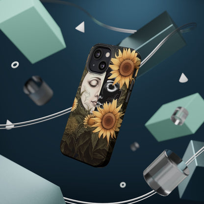 Sunflower Moon and Stars MagSafe Case – Ethereal Art - BOGO Cases