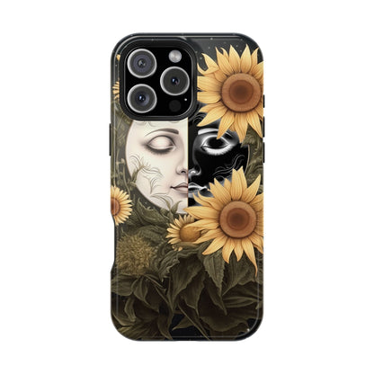 Sunflower Moon and Stars MagSafe Case – Ethereal Art - BOGO Cases