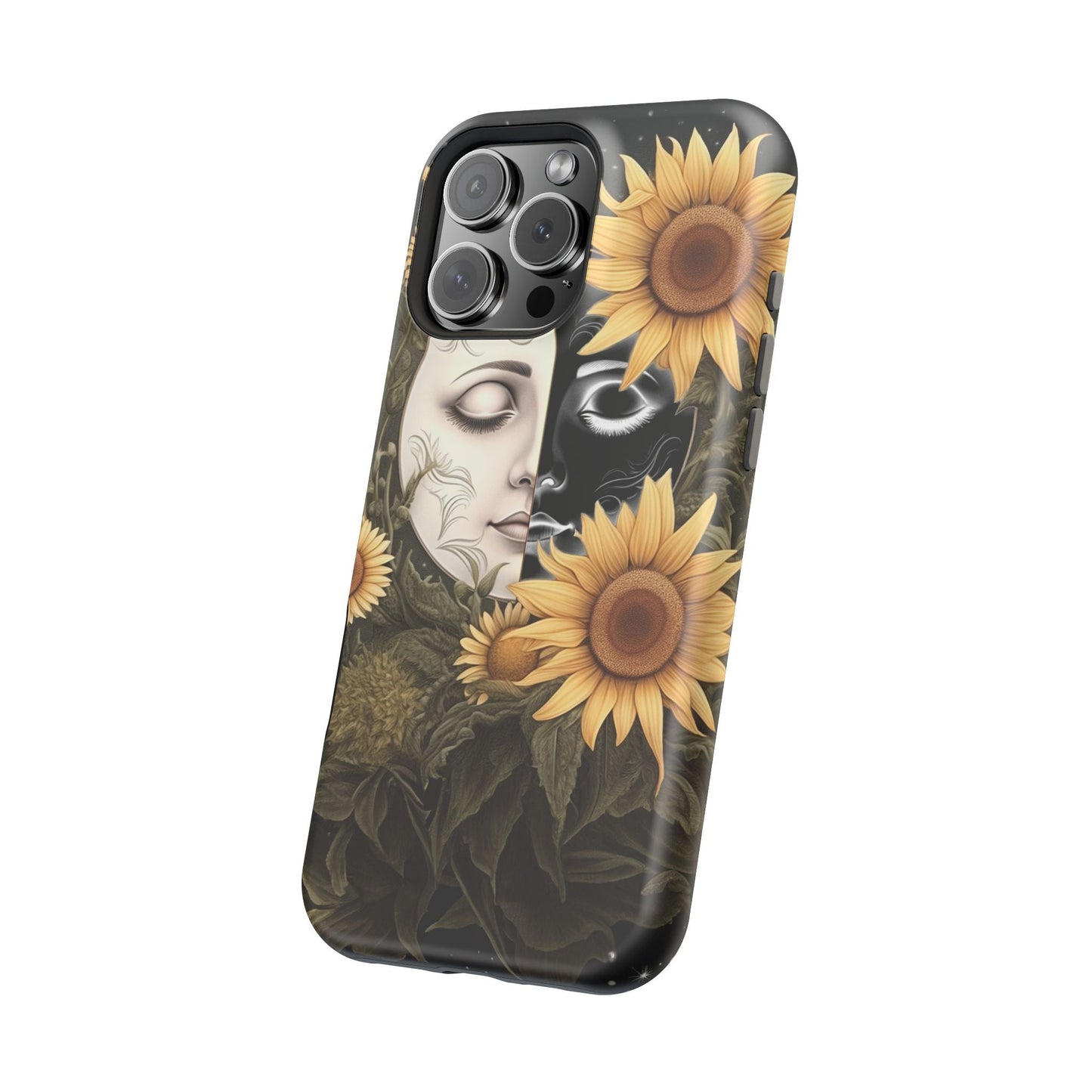 Sunflower Moon and Stars MagSafe Case – Ethereal Art - BOGO Cases