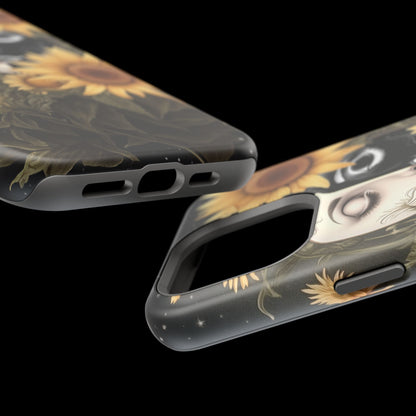 Sunflower Moon and Stars MagSafe Case – Ethereal Art - BOGO Cases