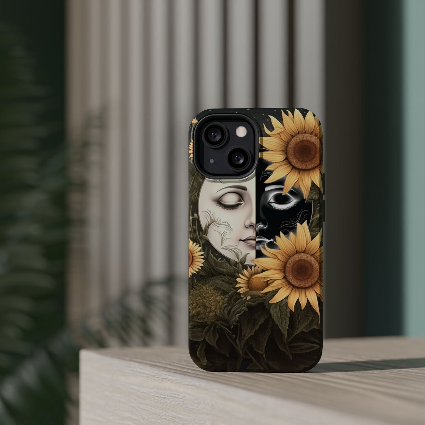 Sunflower Moon and Stars MagSafe Case – Ethereal Art - BOGO Cases