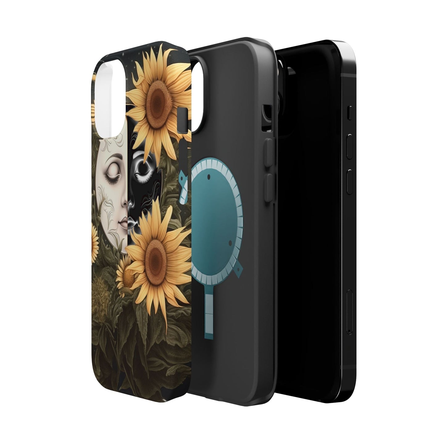 Sunflower Moon and Stars MagSafe Case – Ethereal Art - BOGO Cases