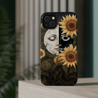 Sunflower Moon and Stars MagSafe Case – Ethereal Art - BOGO Cases