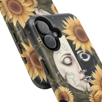 Sunflower Moon and Stars MagSafe Case – Ethereal Art - BOGO Cases