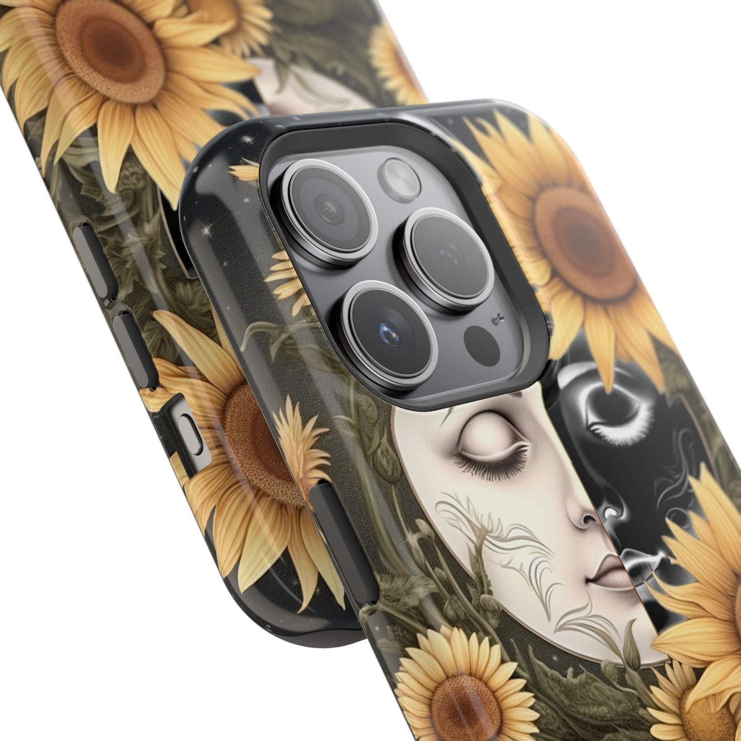 Sunflower Moon and Stars MagSafe Case – Ethereal Art - BOGO Cases