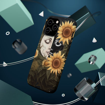 Sunflower Moon and Stars MagSafe Case – Ethereal Art - BOGO Cases