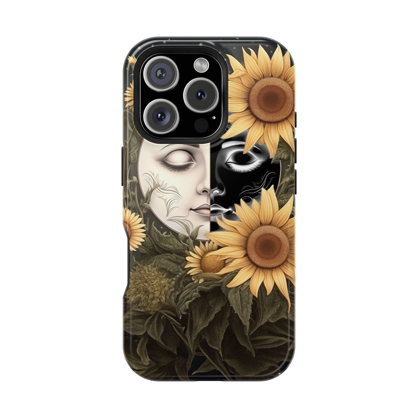 Sunflower Moon and Stars MagSafe Case – Ethereal Art - BOGO Cases
